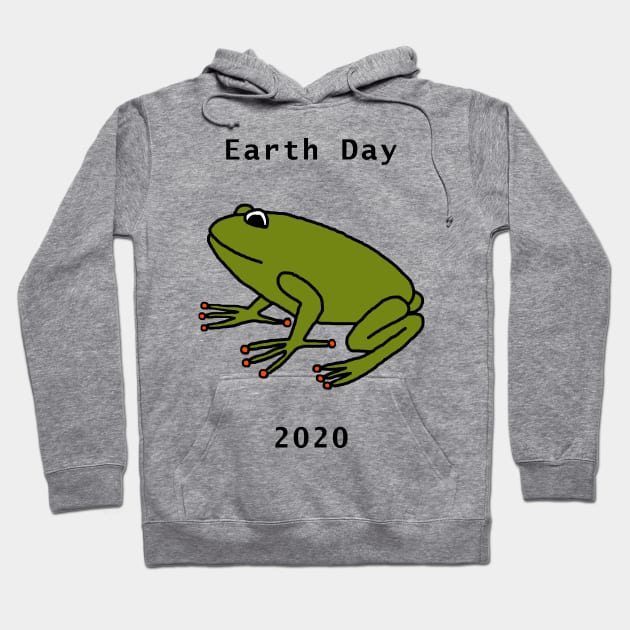 Frogs for Earth Day Hoodie by ellenhenryart